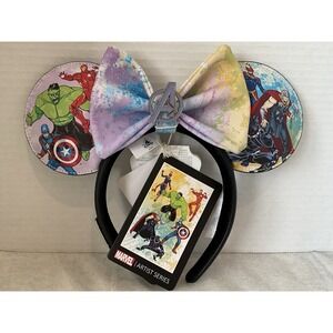 Disney Marvel Artist Series Ears Headband Avengers NWT New